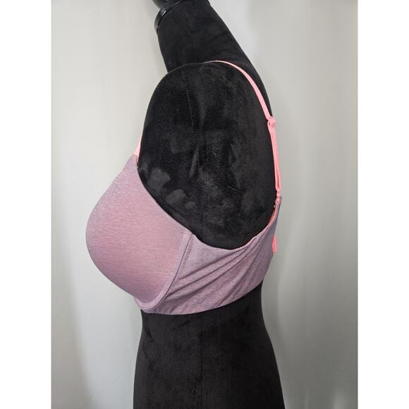38D Bra Victoria Secret Padded Perfect Coverage Bra Light Pink NWOT Y2K - Picture 2 of 6